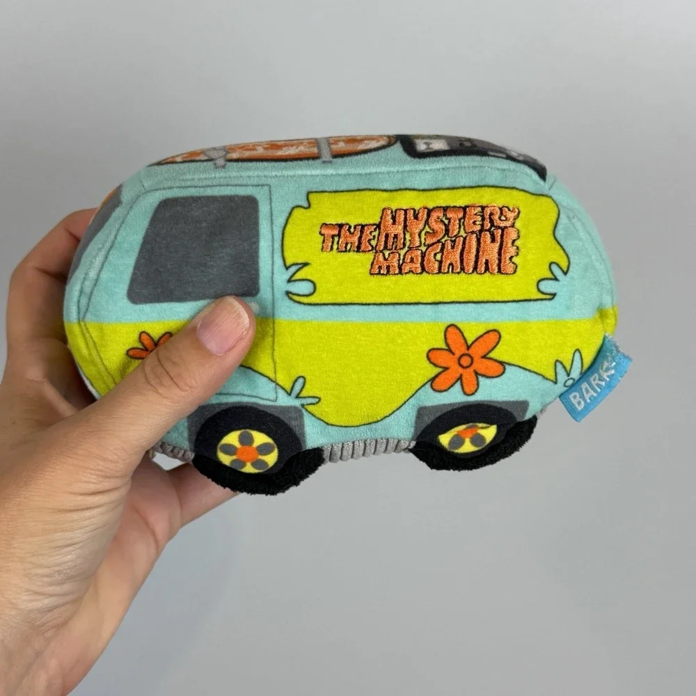 Bark Scooby Doo Dog Toy Mystery Machine Van Blue Green Plush